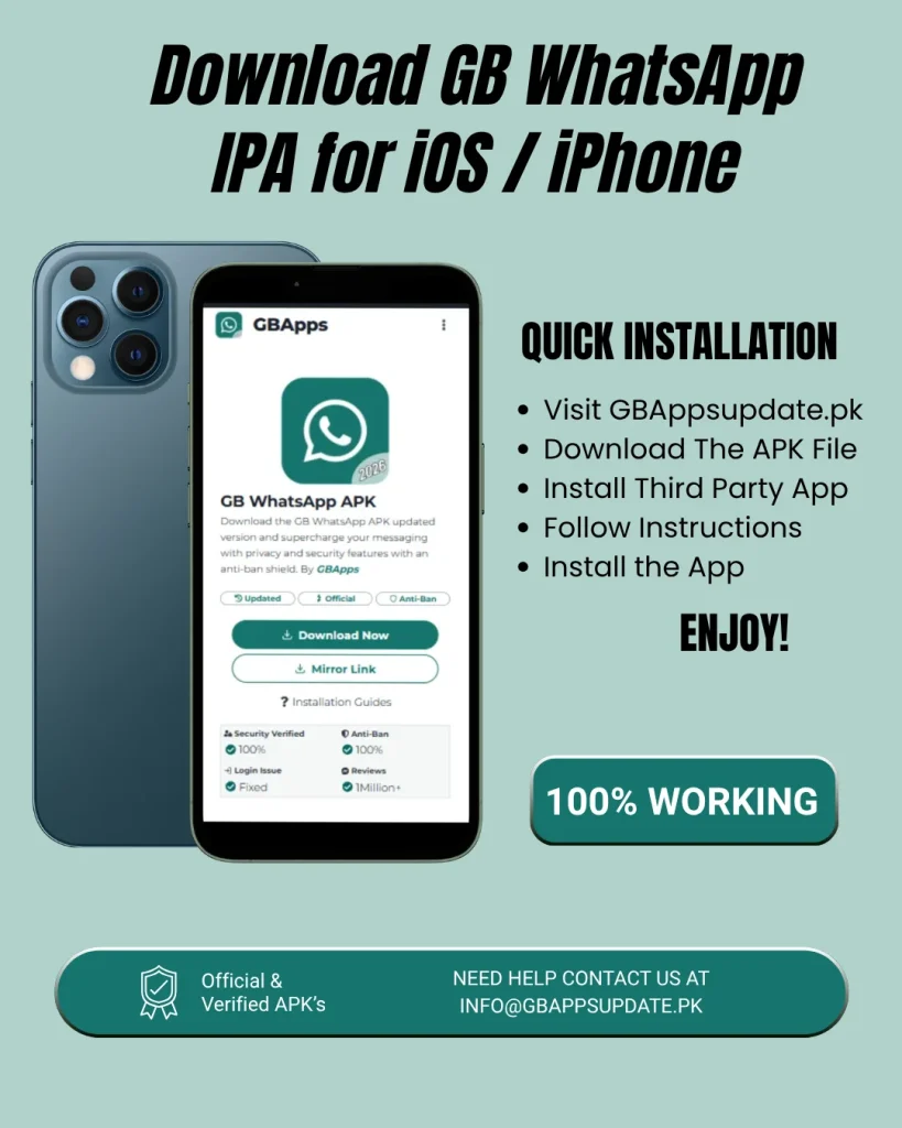 Download GB WhatsApp IPA for iOS iPhone